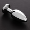 Triune Plug bijou anal Butty L 9 x 3.8cm Transparent